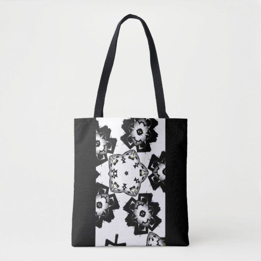 Deel één's caleidoscoop art eight tote bag (Voorkant)