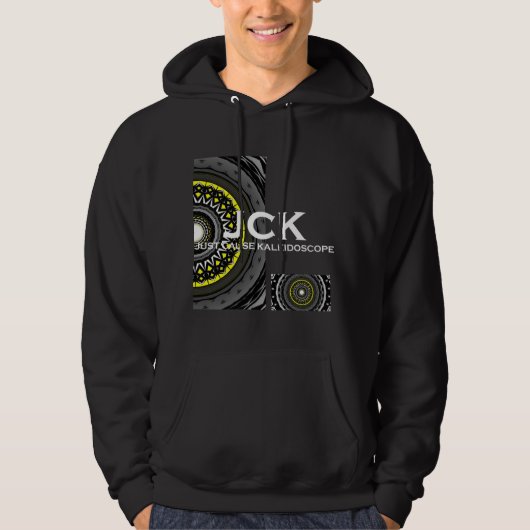 Deel één's caleidoscoop art elf hoodie (Voorkant)