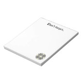 Deel één's caleidoscoop art elf notitieblok (Linkerzijde)