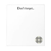 Deel één's caleidoscoop art elf notitieblok (Voorkant)