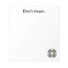 Deel één's caleidoscoop art elf notitieblok