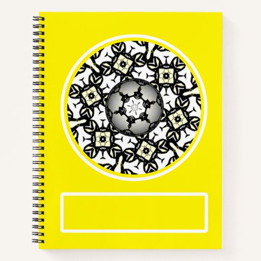 Deel één's caleidoscoop art elf notitieboek (Voorkant)