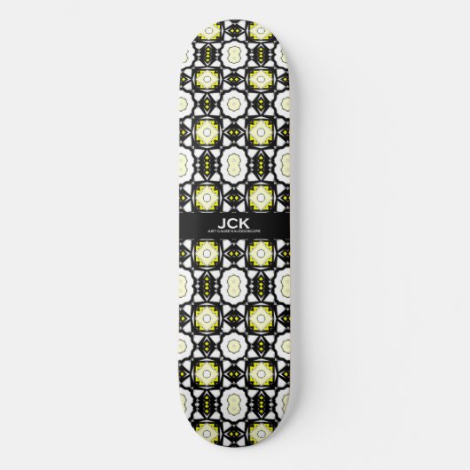 Deel één's caleidoscoop art elf persoonlijk skateboard (Voorkant)