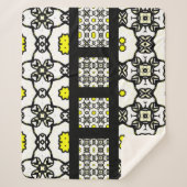 Deel één's caleidoscoop art elf sherpa deken (Voorkant)