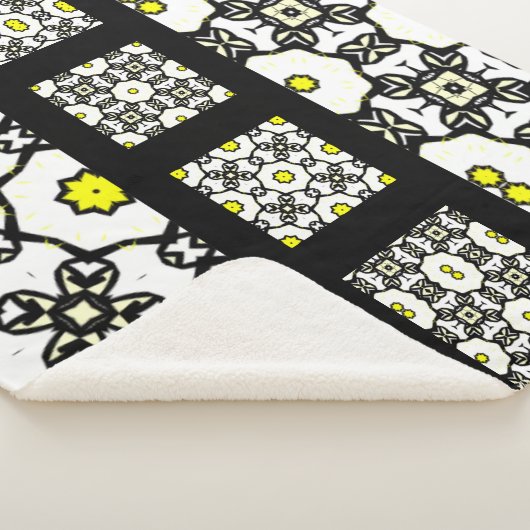 Deel één's caleidoscoop art elf sherpa deken (3/4)