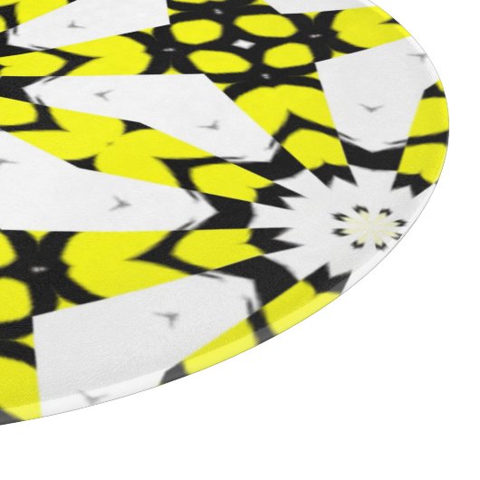 Deel één's caleidoscoop art elf snijplank (Hoek)