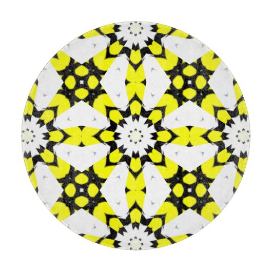 Deel één's caleidoscoop art elf snijplank (Voorkant)