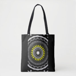Deel één's caleidoscoop art elf tote bag