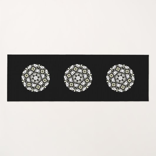 Deel één's caleidoscoop art elf yogamat (Voorkant (horizontaal))