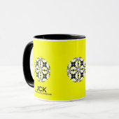 Deel één's caleidoscoop art six mok (Voorkant links)