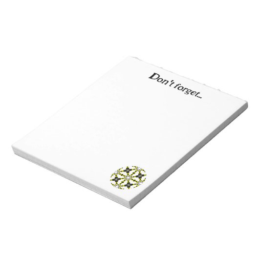 Deel één's caleidoscoop art six notitieblok (Linkerzijde)