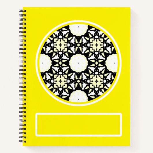 Deel één's caleidoscoop art six notitieboek (Voorkant)