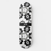 Deel één's caleidoscoop art six persoonlijk skateboard (Voorkant)