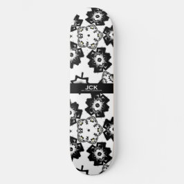 Deel één's caleidoscoop art six persoonlijk skateboard