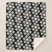 Deel één's caleidoscoop art six sherpa deken (Voorkant)