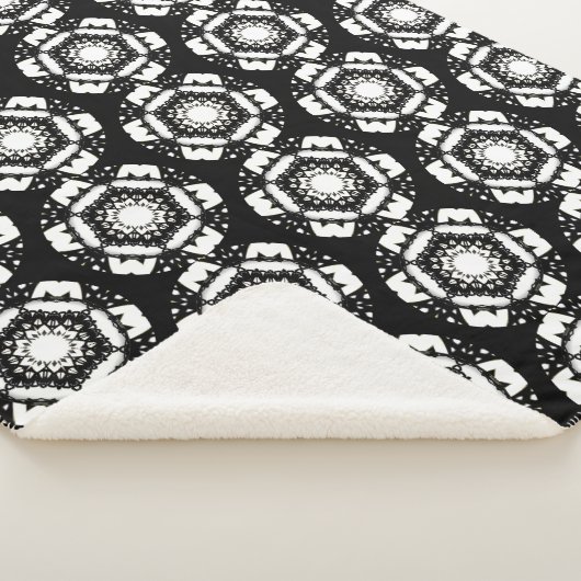 Deel één's caleidoscoop art six sherpa deken (3/4)