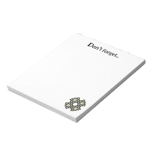 Deel één's caleidoscoop art ten notitieblok (Linkerzijde)