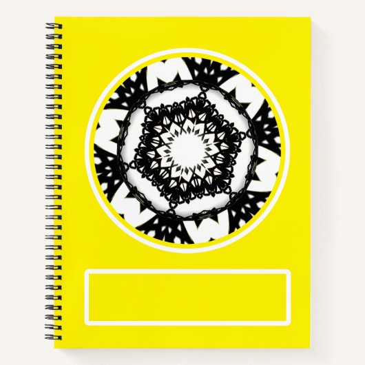 Deel één's caleidoscoop art ten notitieboek (Voorkant)