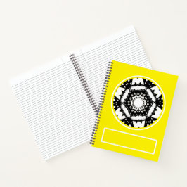 Deel één's caleidoscoop art ten notitieboek