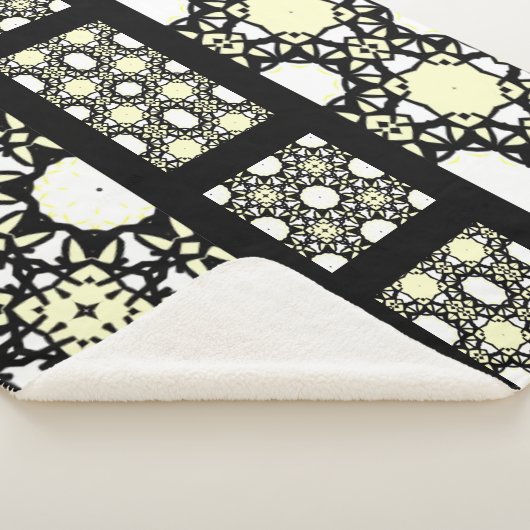 Deel één's caleidoscoop art ten sherpa deken (3/4)