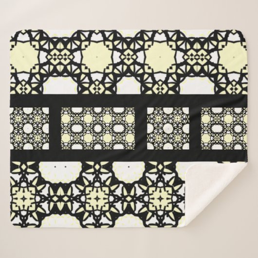 Deel één's caleidoscoop art ten sherpa deken (Voorkant (horizontaal))