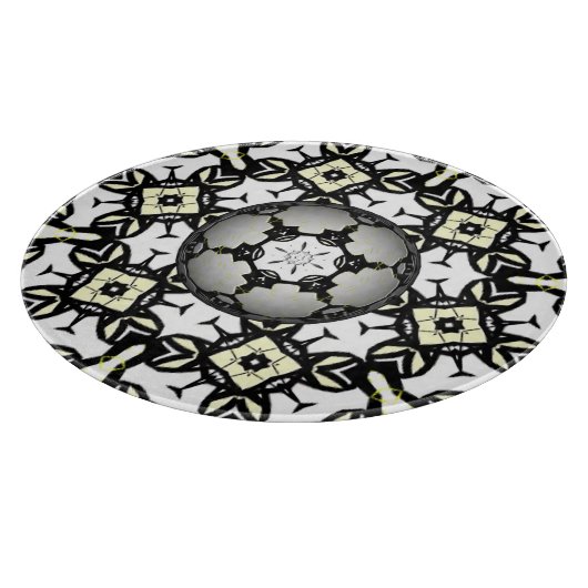 Deel één's caleidoscoop art ten snijplank (Hoek)