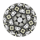 Deel één's caleidoscoop art ten snijplank (Voorkant)