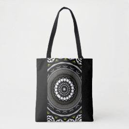 Deel één's caleidoscoop art ten tote bag