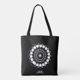 Deel één's caleidoscoop art ten tote bag