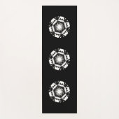 Deel één's caleidoscoop art ten yogamat (Voorkant)