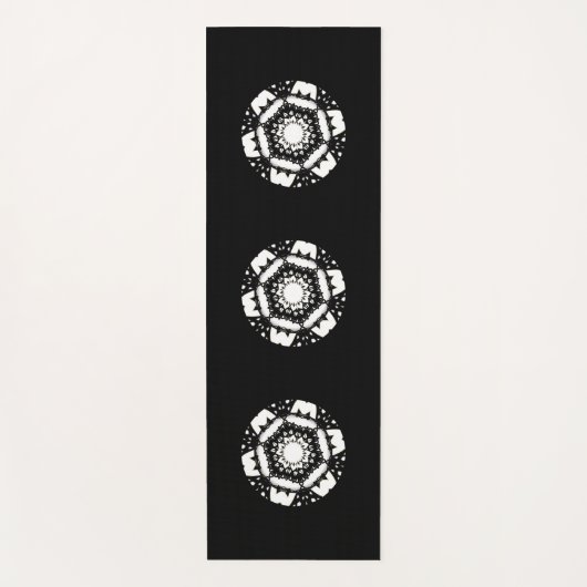 Deel één's caleidoscoop art ten yogamat (Voorkant)