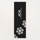 Deel één's caleidoscoop art ten yogamat (Achterkant)