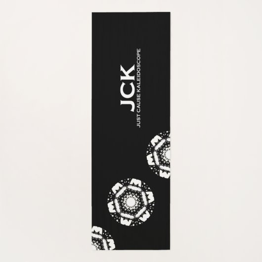 Deel één's caleidoscoop art ten yogamat (Achterkant)