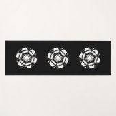 Deel één's caleidoscoop art ten yogamat (Voorkant (horizontaal))