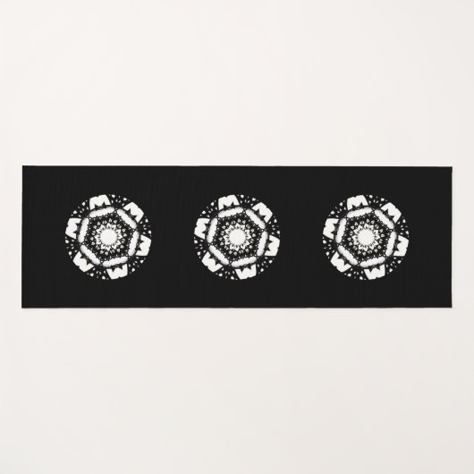 Deel één's caleidoscoop art ten yogamat (Voorkant (horizontaal))