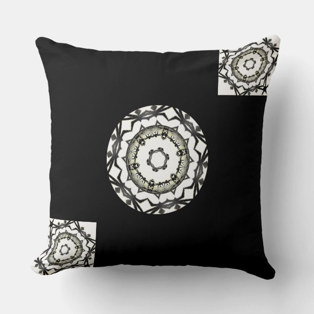 Deel één's caleidoscoop art twee kussen (Voorkant)