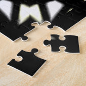 Deel één's caleidoscoop art twee legpuzzel (Zijkant)