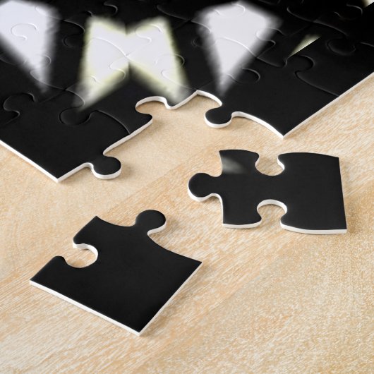 Deel één's caleidoscoop art twee legpuzzel (Zijkant)