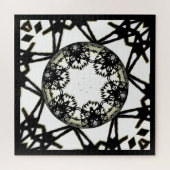 Deel één's caleidoscoop art twee legpuzzel (Horizontaal)