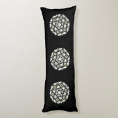 Deel één's caleidoscoop art twee lichaamskussen (Achterkant (Verticaal))