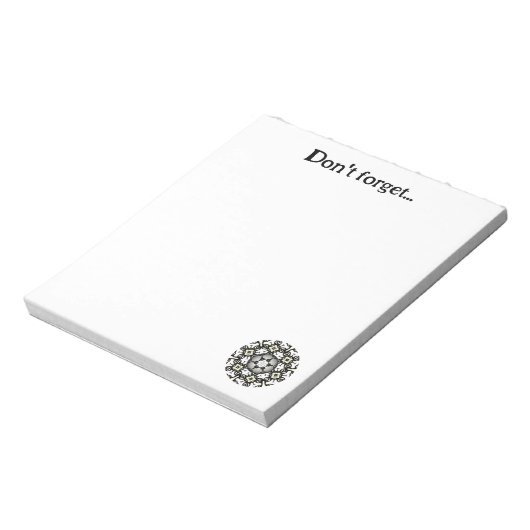 Deel één's caleidoscoop art twee notitieblok (Linkerzijde)