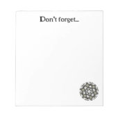 Deel één's caleidoscoop art twee notitieblok (Voorkant)