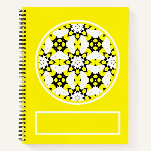 Deel één's caleidoscoop art twee notitieboek (Voorkant)