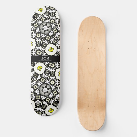 Deel één's caleidoscoop art twee persoonlijk skateboard (Voorkant)