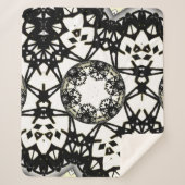 Deel één's caleidoscoop art twee sherpa deken (Voorkant)