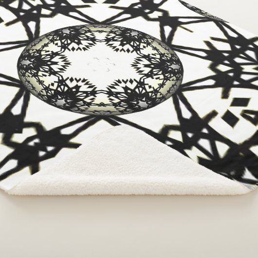 Deel één's caleidoscoop art twee sherpa deken (3/4)