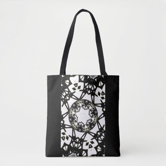 Deel één's caleidoscoop art twee tote bag (Voorkant)