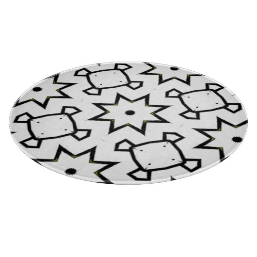 Deel één's caleidoscoop art tweeëntwintig snijplank (Hoek)