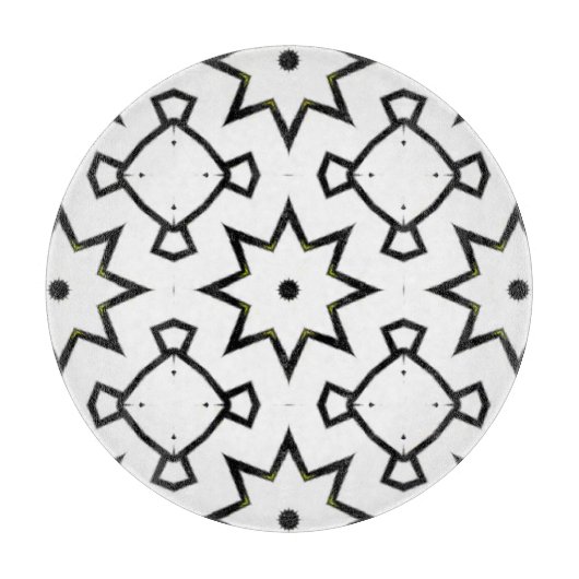 Deel één's caleidoscoop art tweeëntwintig snijplank (Voorkant)