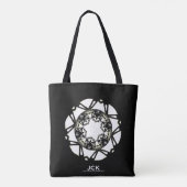 Deel één's caleidoscoop art tweeëntwintig tote bag (Achterkant)